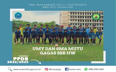 UMY dan SMA Muhammadiyah 7 Yogyakarta Gagas Akademi Sepak Bola Hizbul Wathan  (ASHW)